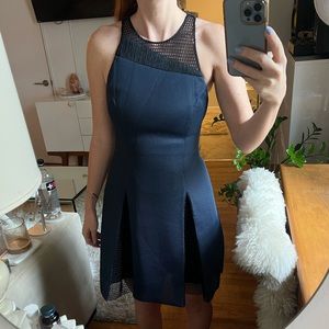 Sachin + Babi mesh navy dress size 2